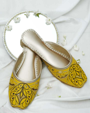 Cutwork Sunshine Khussa Shoes (KS-002)