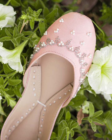 Pink Blossom Khussa Shoes (KS-024)